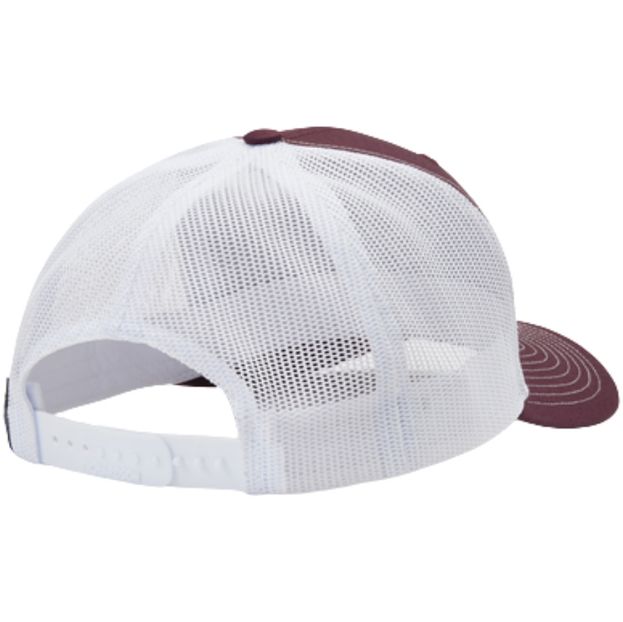 2025 Ariat Mens Stacked Logo Cap 10040005 - Burgundy / White